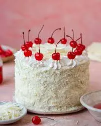 white forest cake