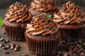 chocochips cupcake
